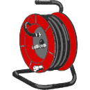 Slangvinda tryckluft 9,5mm, 25 meter